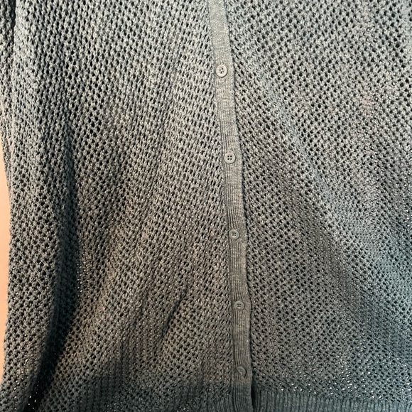 Torrid mesh lightweight green sweater - Picture 2 of 4